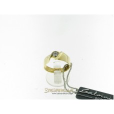 Salvini anello solitario oro giallo con diamante ct.0,19 ref. n51792